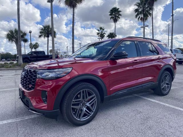 2026 Rapid Red Metallic Tinted Clearcoat Ford Explorer ST RWD SUV
