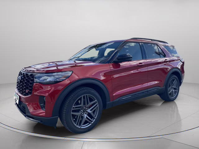 2026 Rapid Red Metallic Tinted Clearcoat Ford Explorer ST RWD SUV