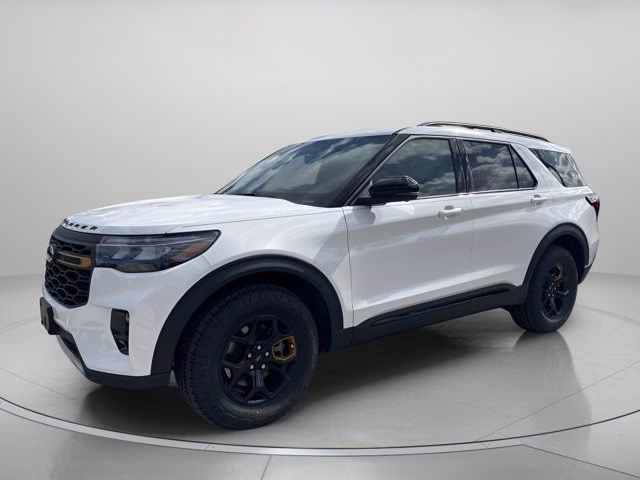 2026 Star White Metallic Tri-Coat Ford Explorer Tremor 4X4 SUV