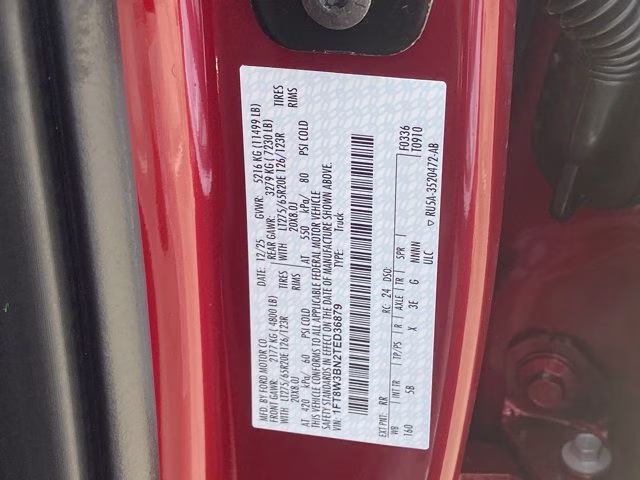 2026 Ruby Red Metallic Tinted Clearcoat Ford Super Duty F-350 SRW LARIAT 4X4 Truck