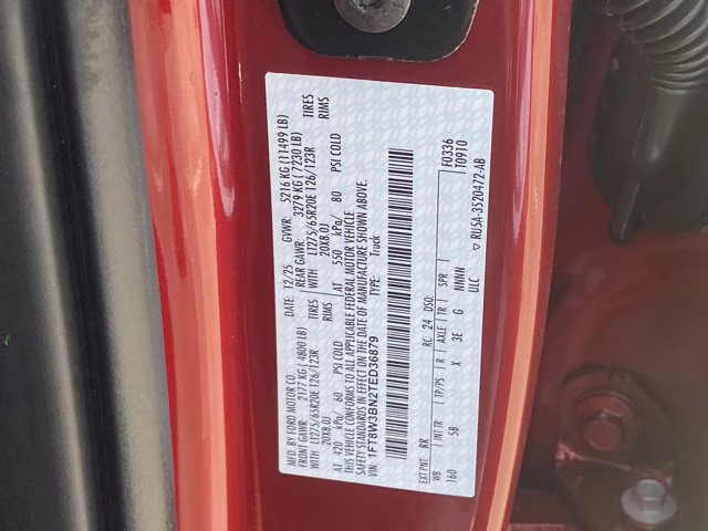 2026 Ruby Red Metallic Tinted Clearcoat Ford Super Duty F-350 SRW LARIAT 4X4 Truck