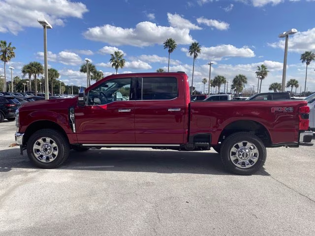 2026 Ruby Red Metallic Tinted Clearcoat Ford Super Duty F-350 SRW LARIAT 4X4 Truck