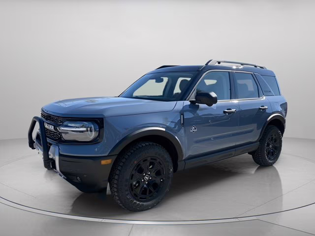 2025 Azure Gray Metallic Tri-Coat Ford Bronco Sport Outer Banks 4X4 SUV