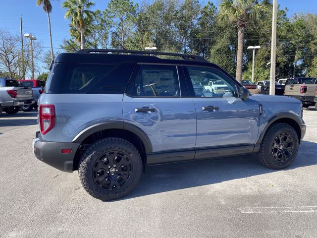 2025 Azure Gray Metallic Tri-Coat Ford Bronco Sport Outer Banks 4X4 SUV