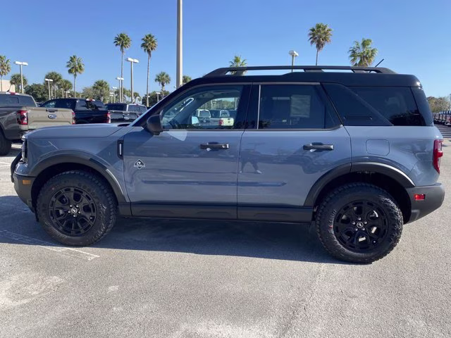 2025 Azure Gray Metallic Tri-Coat Ford Bronco Sport Outer Banks 4X4 SUV