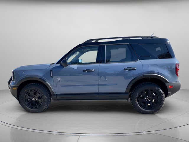 2025 Azure Gray Metallic Tri-Coat Ford Bronco Sport Outer Banks 4X4 SUV