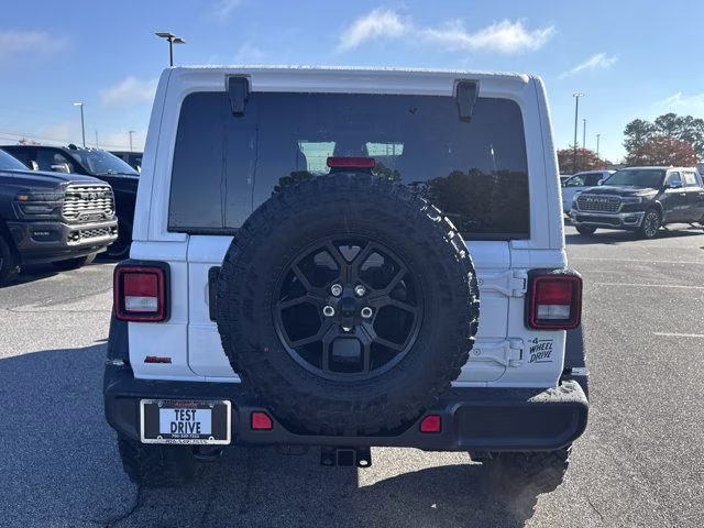 2026 Bright White Clearcoat Jeep Wrangler Willys 4X4 Convertible