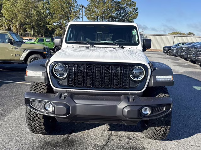 2026 Bright White Clearcoat Jeep Wrangler Willys 4X4 Convertible