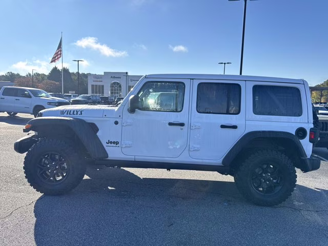 2026 Bright White Clearcoat Jeep Wrangler Willys 4X4 Convertible