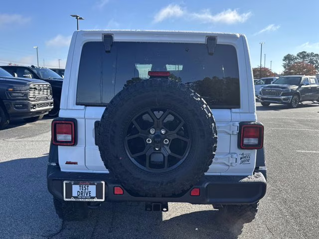 2026 Bright White Clearcoat Jeep Wrangler Willys 4X4 Convertible