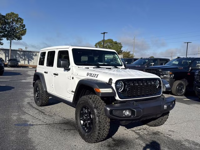 2026 Bright White Clearcoat Jeep Wrangler Willys 4X4 Convertible