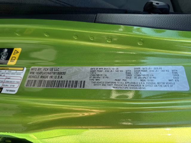 2026 Mojito Clearcoat Jeep Wrangler Willys 4X4 Convertible