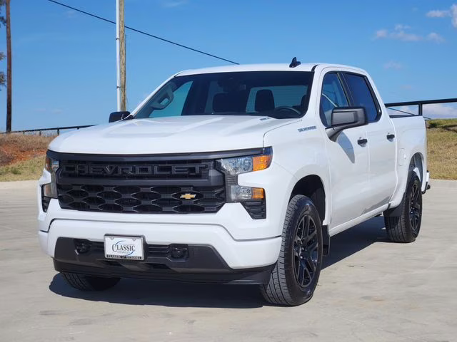 2026 Summit White Chevrolet Silverado 1500 Custom RWD Truck
