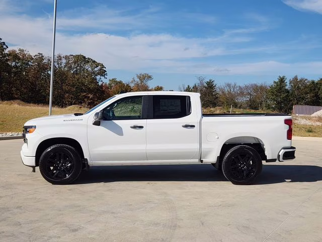 2026 Summit White Chevrolet Silverado 1500 Custom RWD Truck