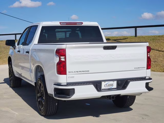 2026 Summit White Chevrolet Silverado 1500 Custom RWD Truck