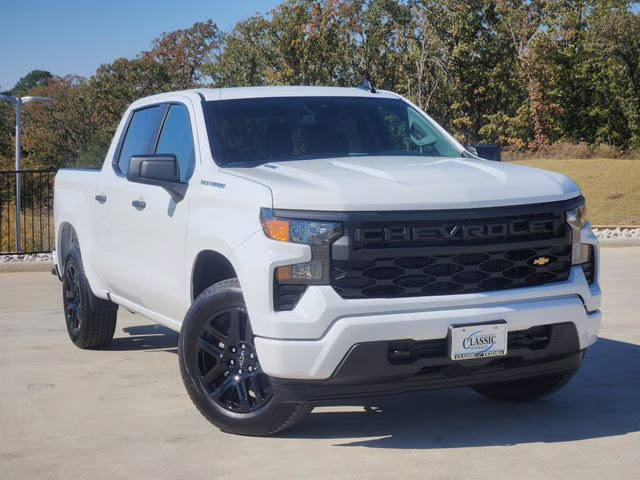 2026 Summit White Chevrolet Silverado 1500 Custom RWD Truck