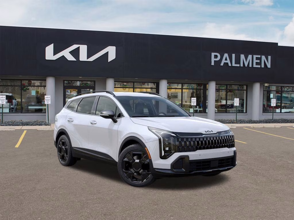 2026 Snow White Pearl Kia Sportage Hybrid X-Line AWD SUV