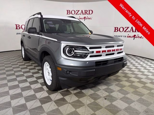 2024 Gray Metallic Ford Bronco Sport Heritage 4X4 SUV