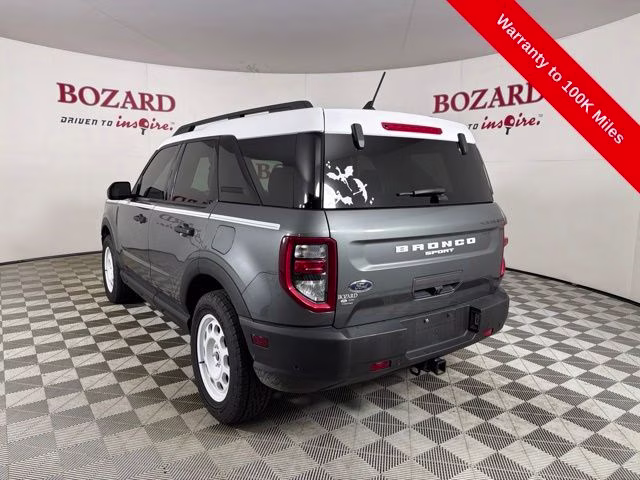 2024 Gray Metallic Ford Bronco Sport Heritage 4X4 SUV