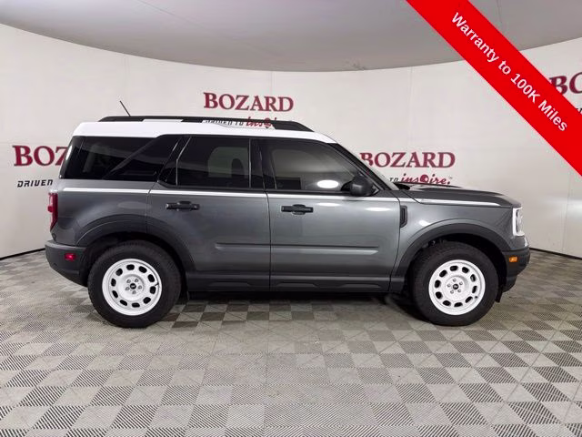 2024 Gray Metallic Ford Bronco Sport Heritage 4X4 SUV
