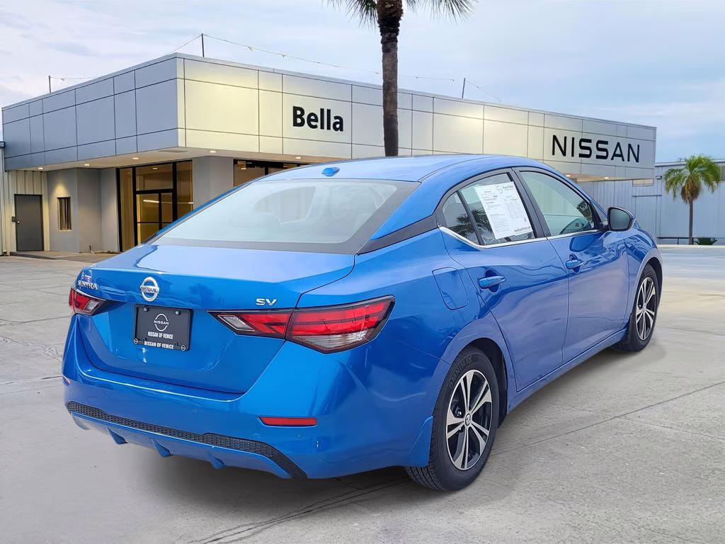 2022 Electric Blue Metallic Nissan Sentra SV FWD Sedan