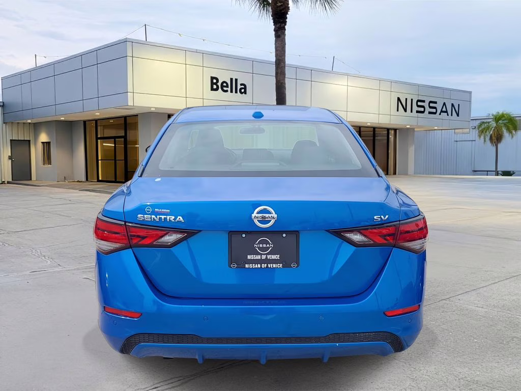 2022 Electric Blue Metallic Nissan Sentra SV FWD Sedan
