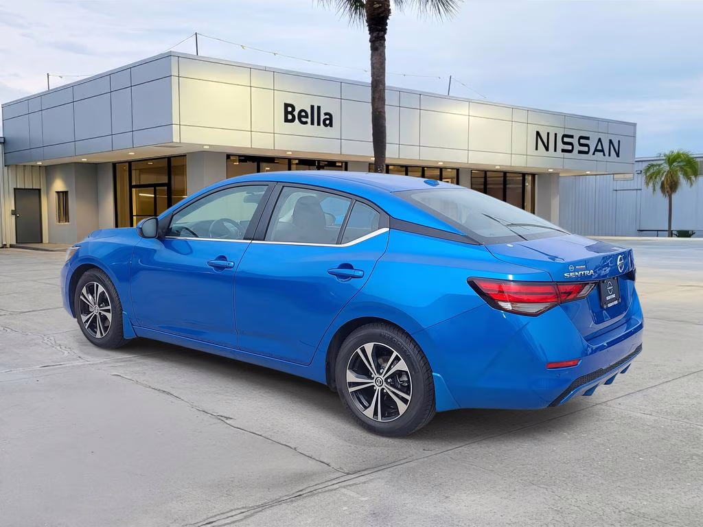 2022 Electric Blue Metallic Nissan Sentra SV FWD Sedan