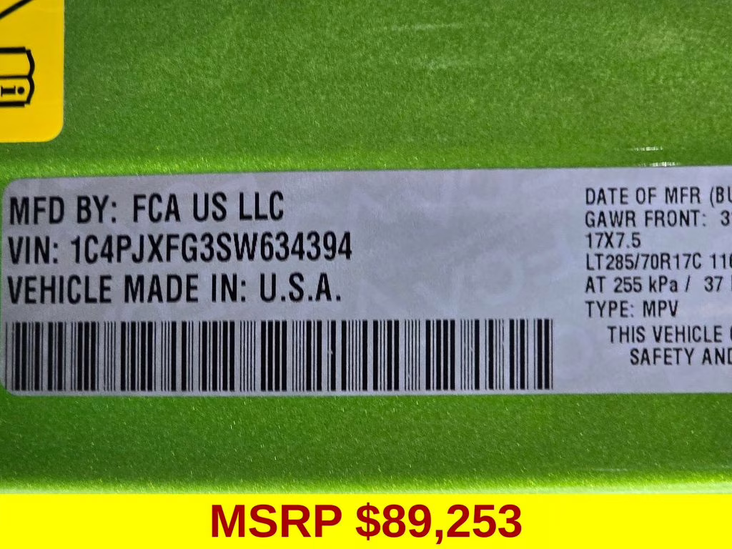 2025 Mojito Clearcoat Jeep Wrangler Rubicon 4X4 SUV