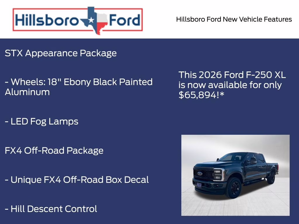 2026 Carbonized Gray Metallic Ford Super Duty F-250 SRW XL 4X4 Truck