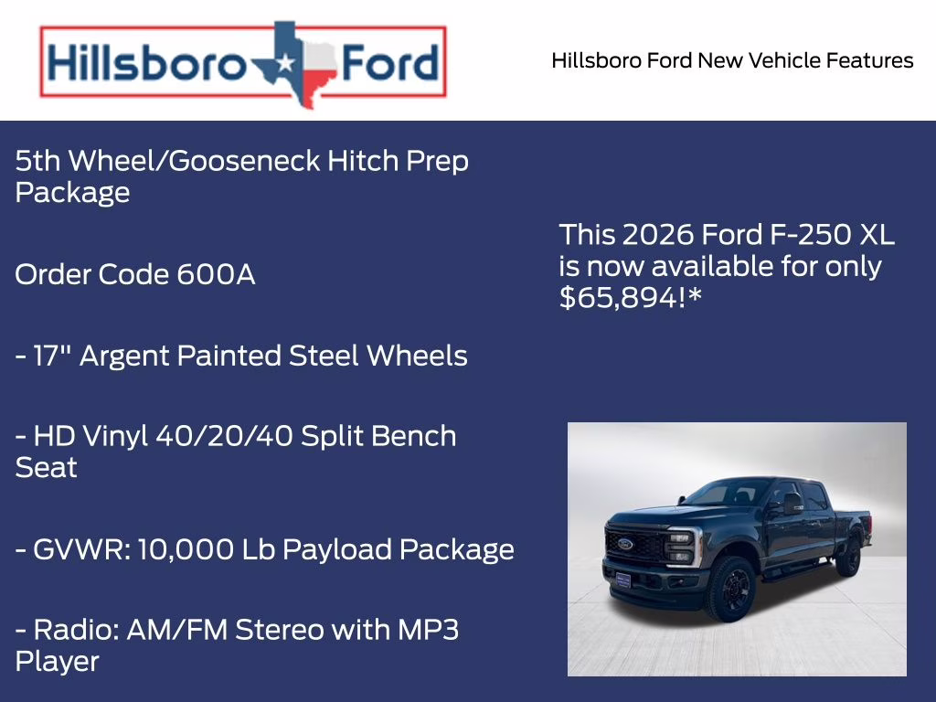 2026 Carbonized Gray Metallic Ford Super Duty F-250 SRW XL 4X4 Truck