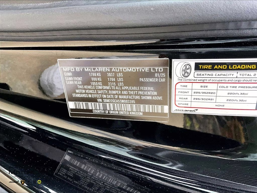 2025 Black McLaren GTS Premium Pack GTS RWD Coupe