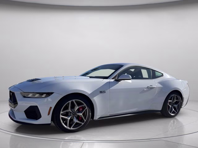 2025 Oxford White Ford Mustang GT Premium Sleeper Package RWD Coupe