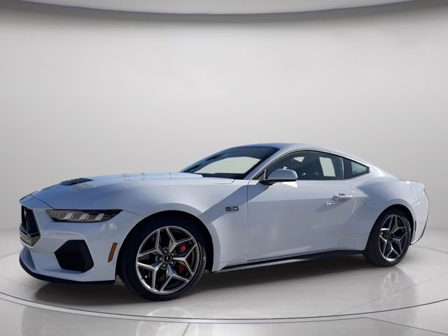 2025 Oxford White Ford Mustang GT Premium Sleeper Package RWD Coupe