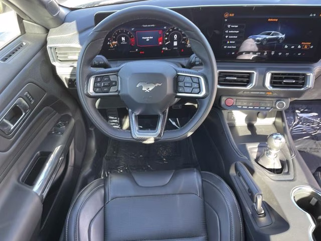 2025 Oxford White Ford Mustang GT Premium Sleeper Package RWD Coupe