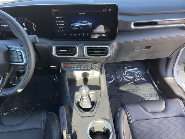 2025 Oxford White Ford Mustang GT Premium Sleeper Package RWD Coupe