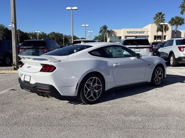 2025 Oxford White Ford Mustang GT Premium Sleeper Package RWD Coupe