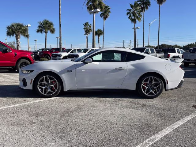 2025 Oxford White Ford Mustang GT Premium Sleeper Package RWD Coupe