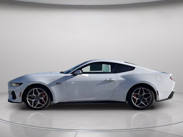 2025 Oxford White Ford Mustang GT Premium Sleeper Package RWD Coupe