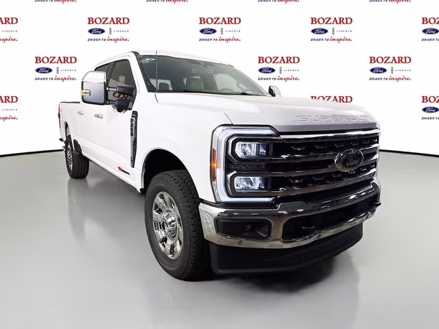 2026 Star White Metallic Tri-Coat Ford Super Duty F-250 SRW Lariat 4X4 Truck