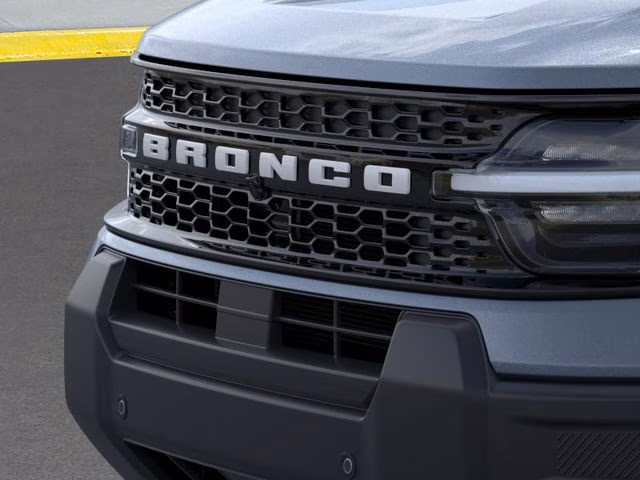 2025 Azure Gray Metallic Tri-Coat Ford Bronco Sport Outer Banks 4X4 SUV