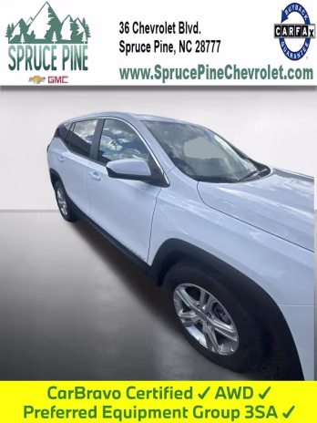 2024 Summit White GMC Terrain SLE AWD SUV