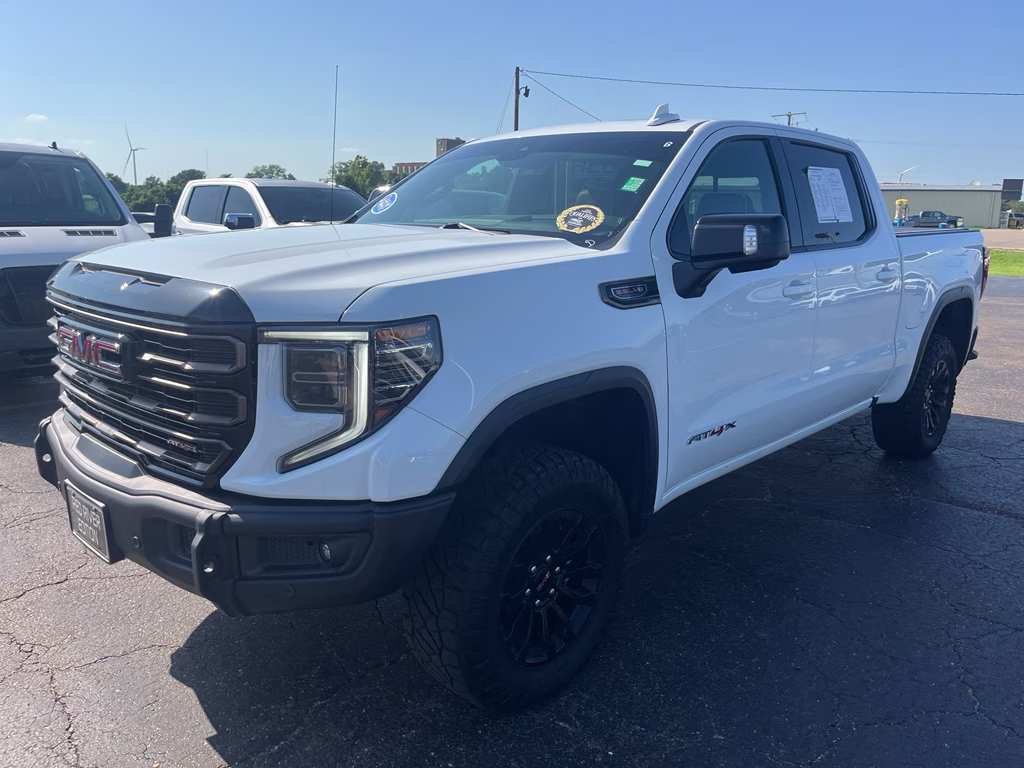 2023 Summit White GMC Sierra AT4X 4X4 Truck
