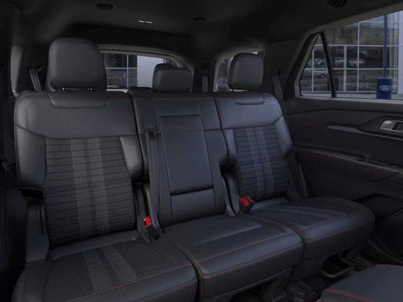 2026 Star White Metallic Tri-Coat Ford Explorer ST-Line 4X4 SUV