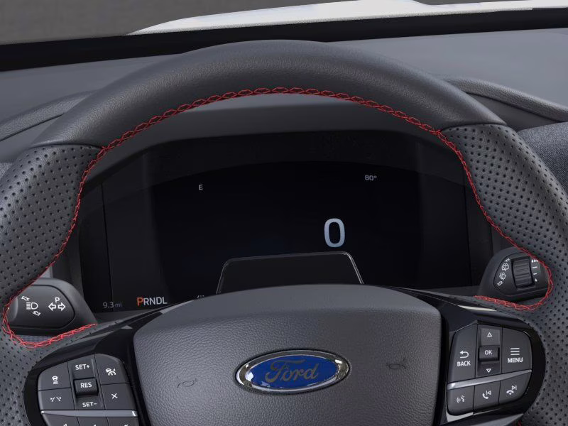 2026 Star White Metallic Tri-Coat Ford Explorer ST-Line 4X4 SUV