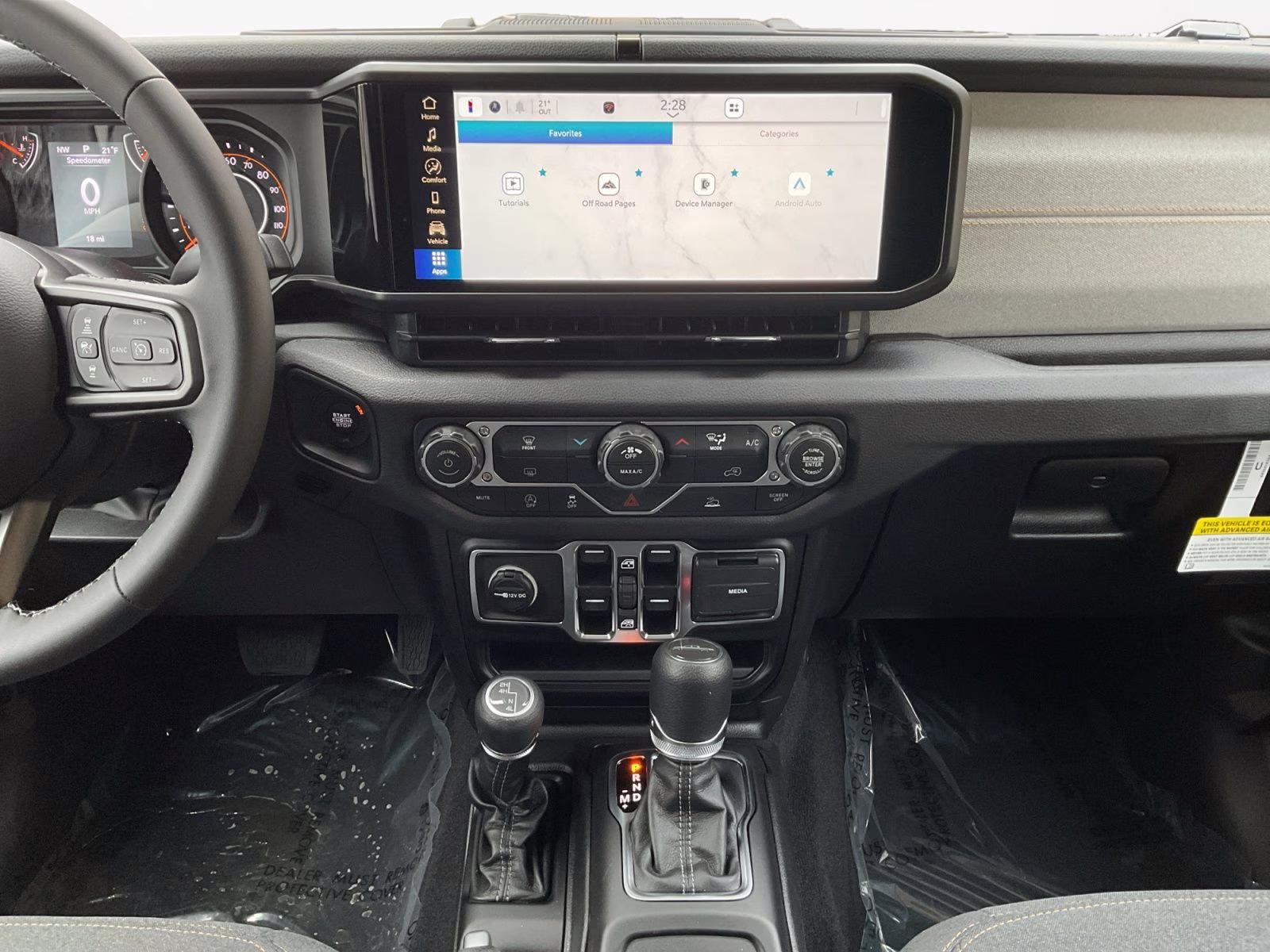 2026 Black Clearcoat Jeep Gladiator Sport S 4X4 Truck