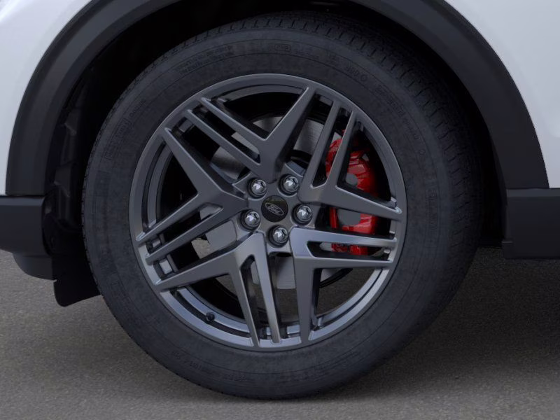 2026 Star White Metallic Tri-Coat Ford Explorer ST-Line 4X4 SUV