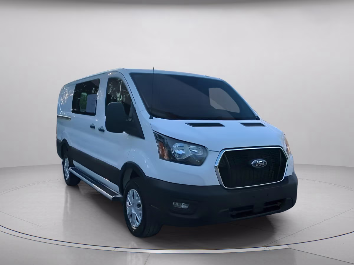 2024 Oxford White Ford Transit Cargo Van RWD Van