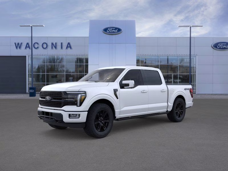 2025 Star White Metallic Tri-Coat Ford F-150 Platinum 4X4 Truck