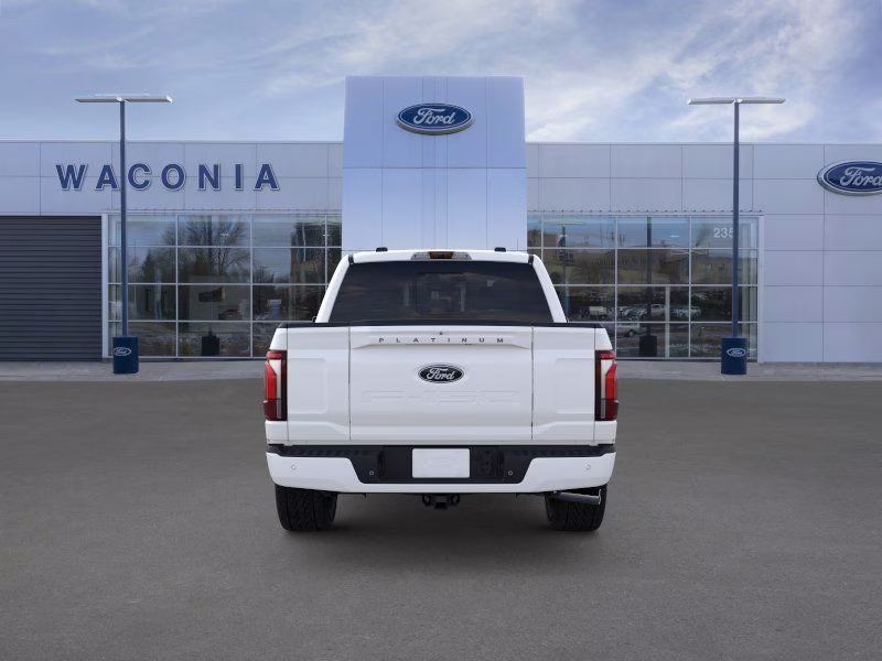 2025 Star White Metallic Tri-Coat Ford F-150 Platinum 4X4 Truck