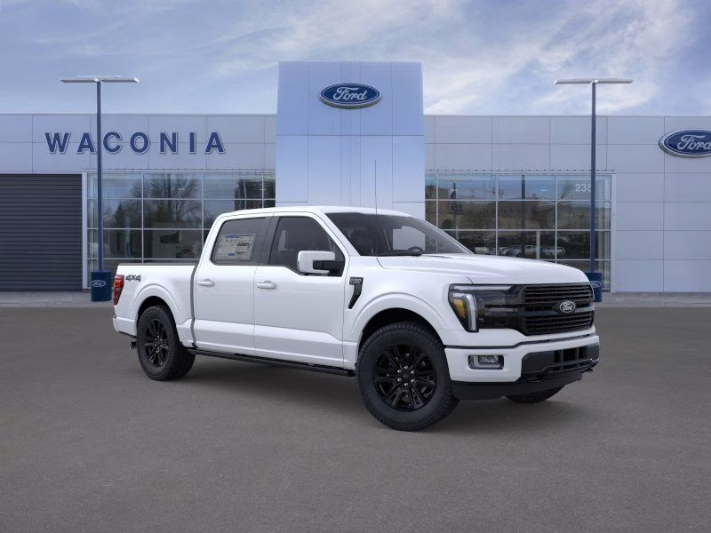 2025 Star White Metallic Tri-Coat Ford F-150 Platinum 4X4 Truck